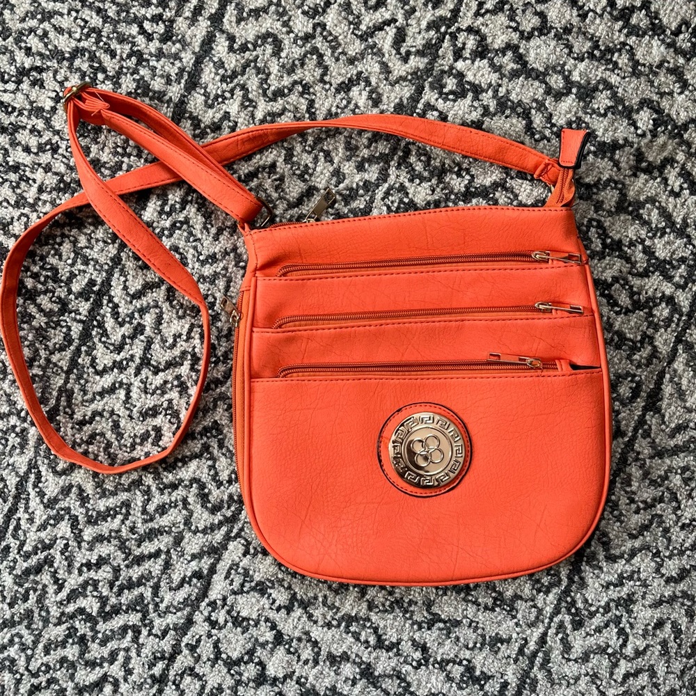 NWT Orange Crossbody Bag.